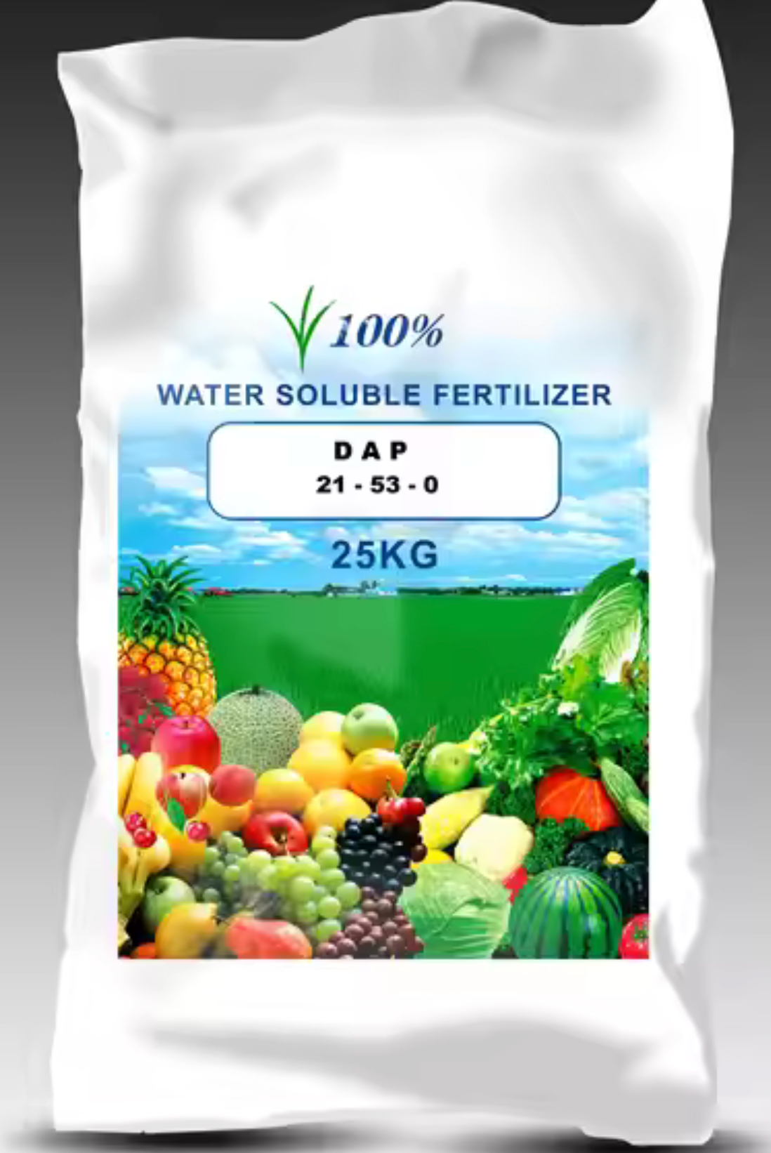 Technical Grade 21-53-00 DAP Greenhouse Fertilizer Antiblocking Hydroponics Full Fertilizer Highly Water Soluble