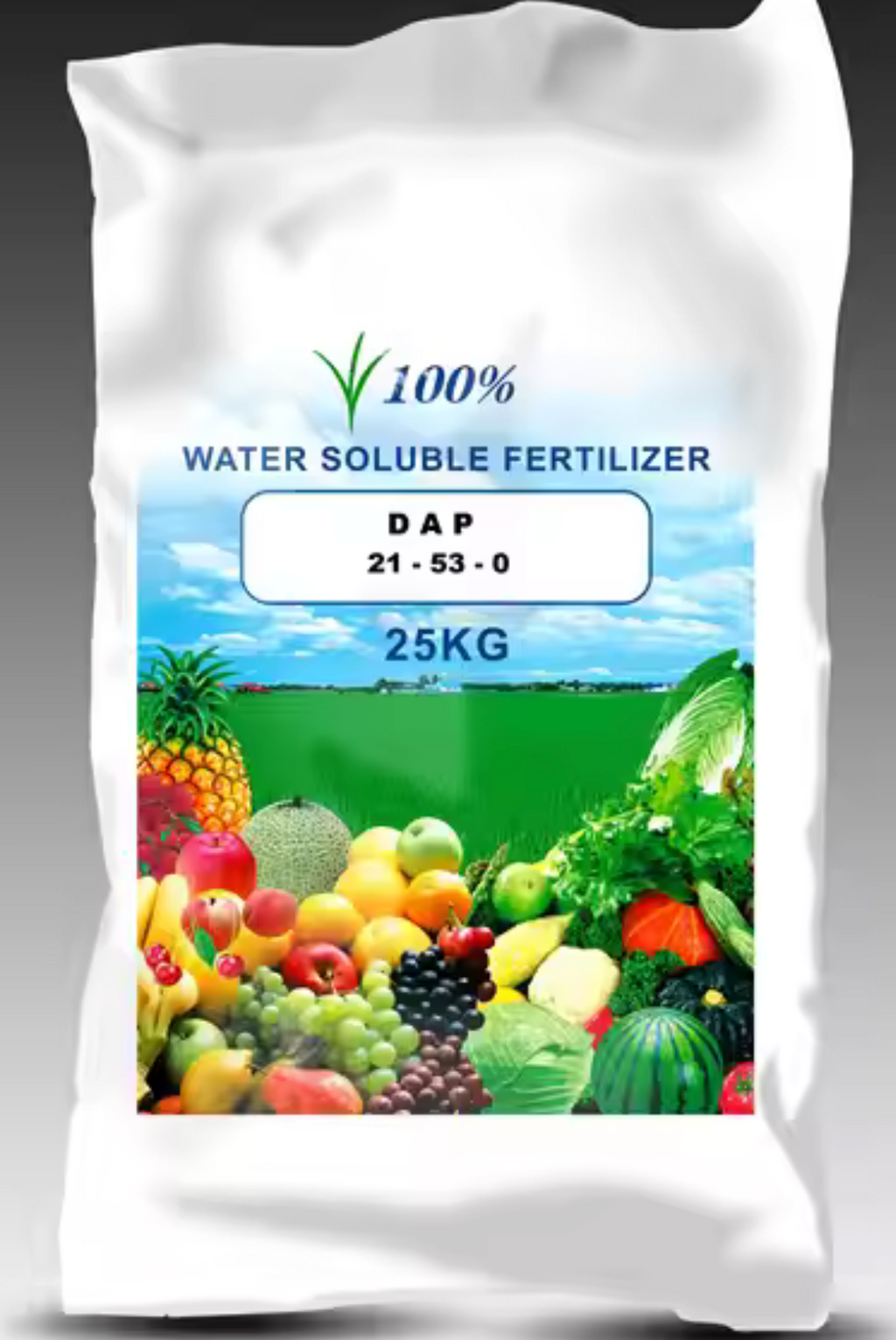 Technical Grade 21-53-00 DAP Greenhouse Fertilizer Antiblocking Hydroponics Full Fertilizer Highly Water Soluble